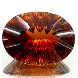17.19ct RARE Full Fire Top Imperial Topaz Unheated AAA FLAWLESS RETAIL $18500 (GEM-3986)