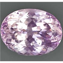 37.10ct RARE  Awesome Natural Oval Pink Kunzite Afghanistan VVS RETAIL $15500 (GEM-4477)