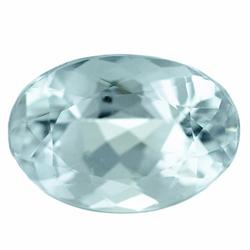 1.8ct. Oval Natural Blue Aquamarine Brazil VVS RETAIL $1600 (GMR-0134)