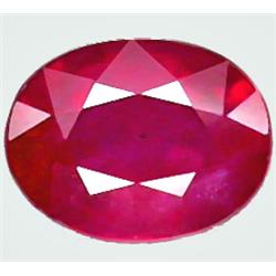 3.31ct RARE Top Red Natural Ruby Madagascar Oval Blazing CLEAR RETAIL $1450 (GEM-4989)