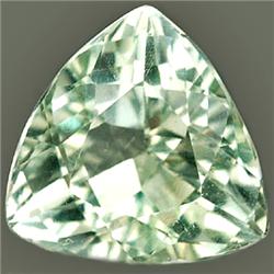 4.90ct RARE Twinkling Triollion Cut Rich Green Amethyst VVS RETAIL $1100 (GEM-4993)