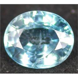 1.04ct RARE Excellent Sea Foam Blue Zircon Unheated VS RETAIL $950 (GEM-7084)