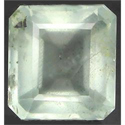 4.85ct RARE Octagon Mozambique Light Blue Green Aquamarine RETAIL $3150 (GEM-7101)