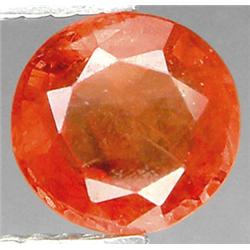 0.97ct RARE Round Cut Orange Padparascha Sapphire VS RETAIL $950 (GEM-7154)
