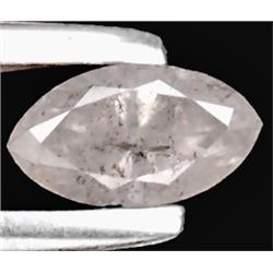 .17ct RARE Marquise Cut Unheated White Diamond RETAIL $775 (GEM-7204)