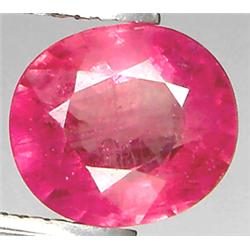 2.34ct RARE Top AAA VS Oval Cut Pink Sapphire Nigeria RETAIL $2500 (GEM-7214)