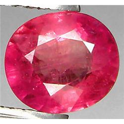 2.75ct RARE Top AAA Mozambique Pink Red Ruby VSOval Cut  RETAIL $2400 (GEM-7222)