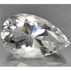 143.43ct VS Pear Top AAA White Quartz Jumbo RETAIL $2450 (GEM-7229)