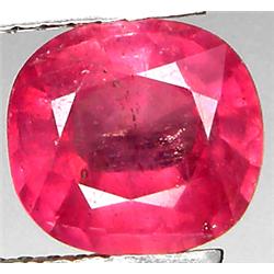 1.90ct RARE Top AAA Pink Sapphire Nigeria VS Cushion Cut  RETAIL $1850 (GEM-7233)