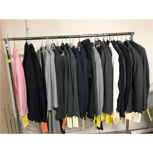 RACK OF ASSORTED SIZED CLOTHING (MANY NEW WITH TAGS) BRANDS INCLUDE; SONDERGAARD, 5.11, TED BAKER...