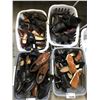 Image 1 : 4 BINS OF ASSORTED SIZE SHOES