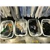 Image 1 : 4 BINS OF MISC ITEMS; AHTS, UNDERGARMENTS AND MORE