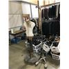 Image 1 : ROLLING MANNEQUIN TORSO AND CLOTHING STAND