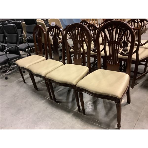 SET OF 4 DINING CHAIRS