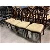 Image 1 : SET OF 4 DINING CHAIRS