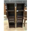 Image 1 : PAIR OF MATCHING SHELVING UNITS