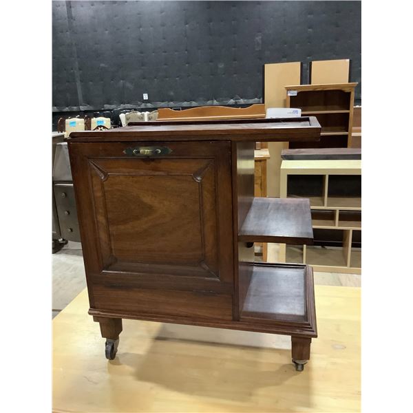 ANTIQUE MAHOGANY WHATNOT STAND