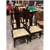 Image 1 : SET OF 6 CHINESE STYLE DINING CHAIRS