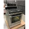 Image 1 : STAINLESS STEEL GE MONOGRAM GAS STOVE WITH GAS OVEN