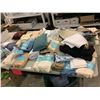 Image 2 : LARGE LOT OF MISC ON AND BELOW TABLE, TABLE NOT INCLUDED