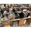 Image 2 : LARGE LOT OF MISC ON AND BELOW TABLE, TABLE NOT INCLUDED (DESK INCLUDED)