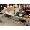 Image 1 : LARGE OF LAMPS AND MISC ITEMS, TABLE NOT INCLUDED