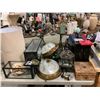 Image 2 : LARGE OF LAMPS AND MISC ITEMS, TABLE NOT INCLUDED