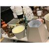 Image 5 : LARGE OF LAMPS AND MISC ITEMS, TABLE NOT INCLUDED