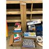 Image 2 : ASSORTED ITEMS INCLUDING; LAMINATORS, CANVAS DISHWARE, OFFICE SUPPLIES & MORE