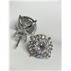 Image 3 : Ladies cluster Style .55 Carat Solitaire Earrings