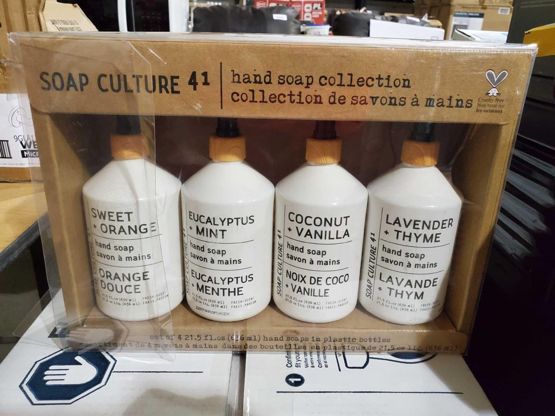 New Soap Culture 41 Hand Soap Collection 4X21.5 fl.oz