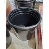 Image 2 : Lot of 7 - 3.5 Gallon Plant Pots with Bottom Drainage - Black