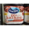 Image 2 : Ocean Spray 100% Juice Blend - Cranberry 4x3 Liters