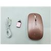 Image 2 : Rechargeable Wireless Slim Mouse - Rose Color - Lot of 2