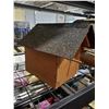 Image 2 : Hand Made Wooden Bird House with Shingled Roof