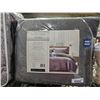 Image 1 : New Chelsea Park Soft Velvet 3 Piece Quilt Set - Gray - Queen