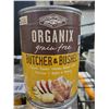 Image 1 : Castor & Pollux Organix Grain Free Butcher & Bushel Organic Chicken Dinner Wet Dog Food 12x360ml