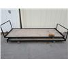 Image 2 : Metal Framed with Wooden Deck 4'x8' Rolling Stock Cart -1 Per Lot