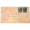Image 1 : St. Helena Double Rate Cover, 1873 [151178]