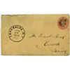 Image 1 : Amazing Esmeralda, Nevada Territory Postmark on Cover [144102]