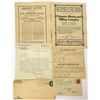 Image 1 : Two Goldfield Cancels: JS Cain, Bodie, Hugh Brown, CS Jonson, Palmetto, etc. [144084]
