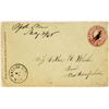 Image 1 : Ophir, Washoe County postmark (with Washoe City transfer postmark) [144284]