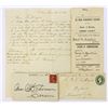 Image 1 : 2 Early Nevada Manuscript Postmarks, Columbus & Sweetwater [144085]