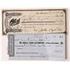 Image 1 : Nevada Wells Fargo Receipts; 1871, 1890 [153588]