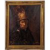 Image 1 : Man With Golden Helmet after Rembrandt Oil Painting [142944]