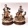 Image 1 : Capodimonte Porcelain Hunter and Fisherman, 2 [152307]