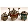 Image 1 : Chinese Antique  Incense Pots - 3 [108540]