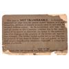 Image 2 : Rare Cassville & Western Railroad Co. Pass 1917 [151462]