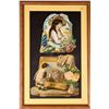 Image 1 : Framed Advertising Die Cuts from Colorado; c. 1890s [153602]