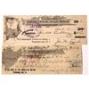 Image 1 : Two Native American Checks: Cherokee & Chickasaw [151553]